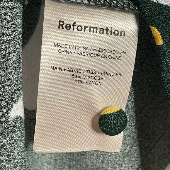 Reformation Frasier Dress in Lyra Print - Picture 8 of 9